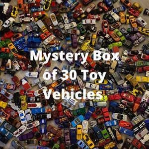 Mystery Box of 30 Toy Cars/Vehicles